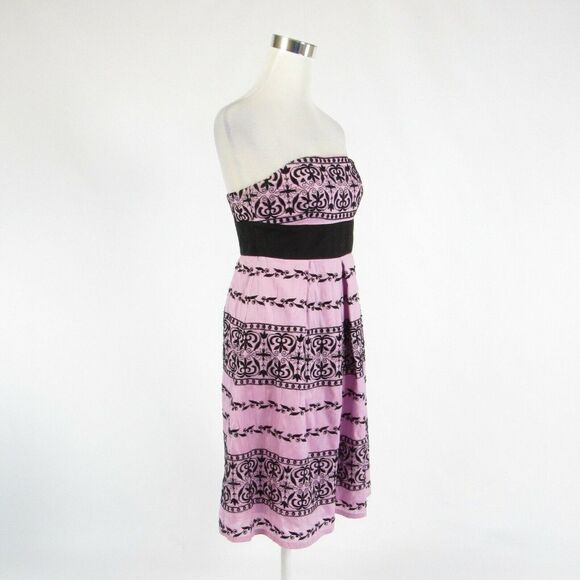 Lavender HELEN WANG empire waist dress 6 - Picture 3 of 8